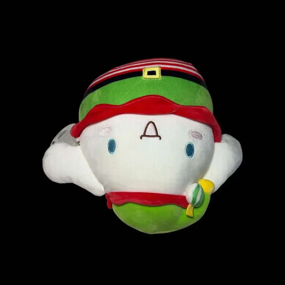 Squishmallows Hello Kitty and Friends 8-Inch Cinnamoroll Elf Christmas Plush